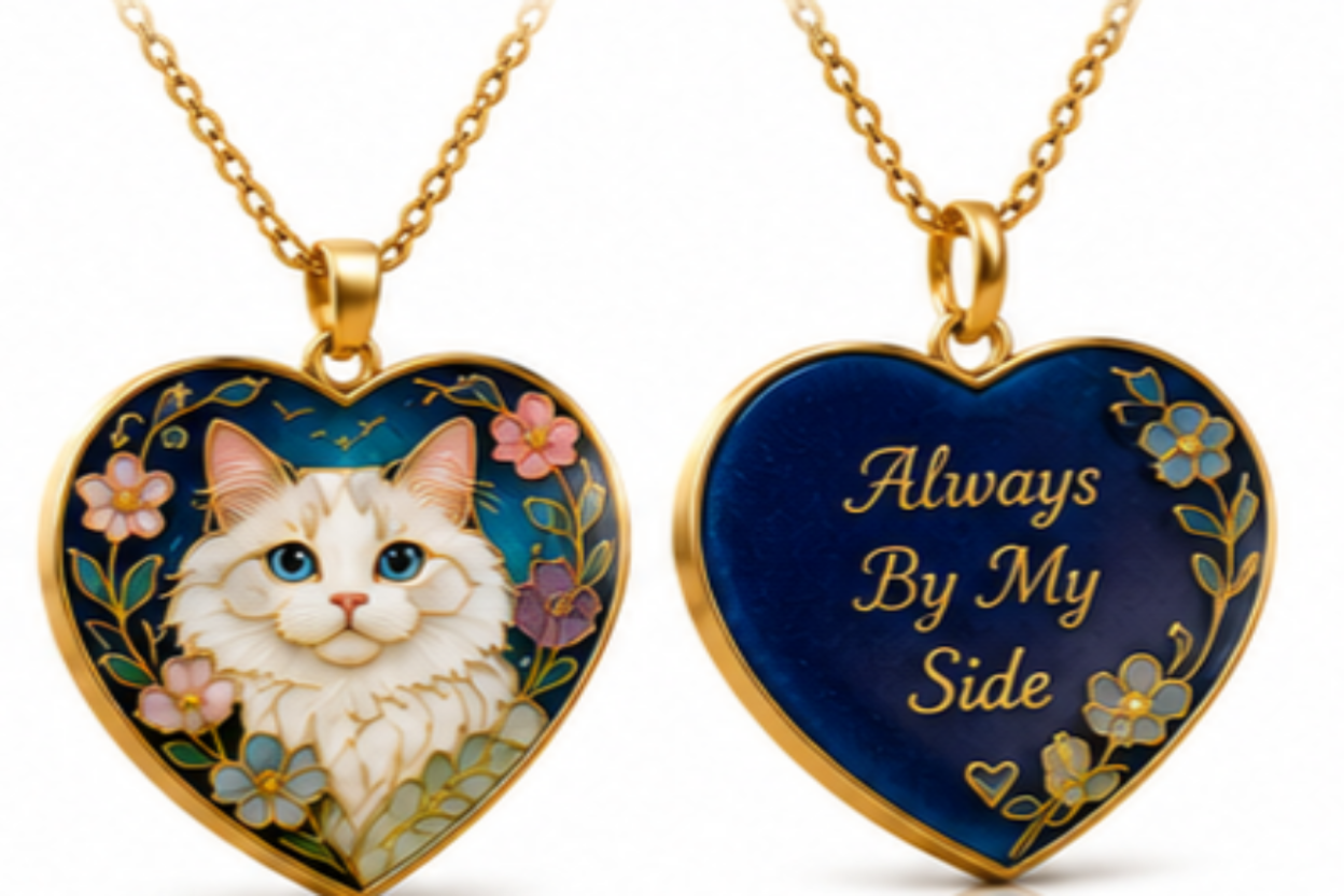 Custom-made cloisonné enamel pendant